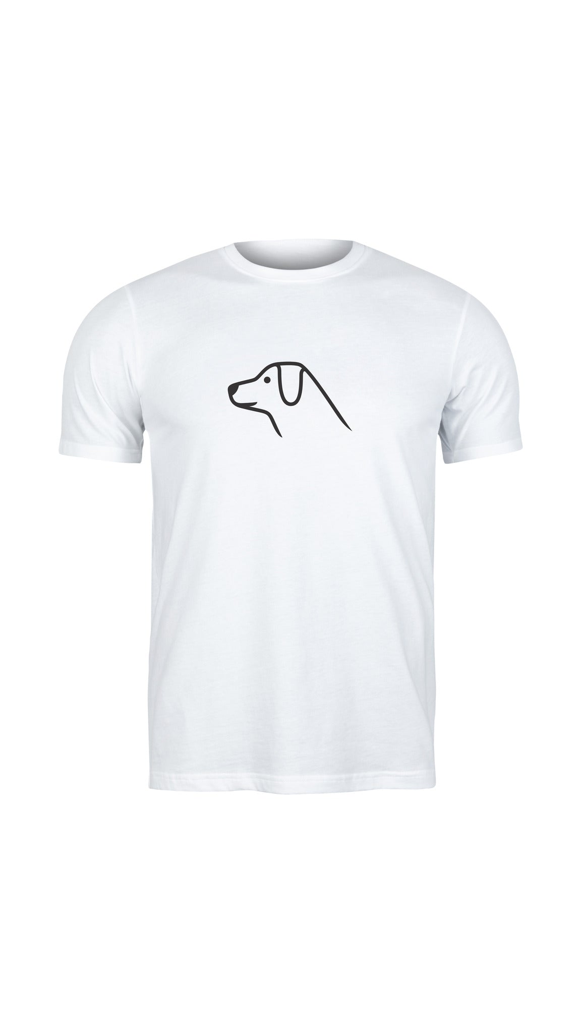 Simple vector dog icon for cutting machines