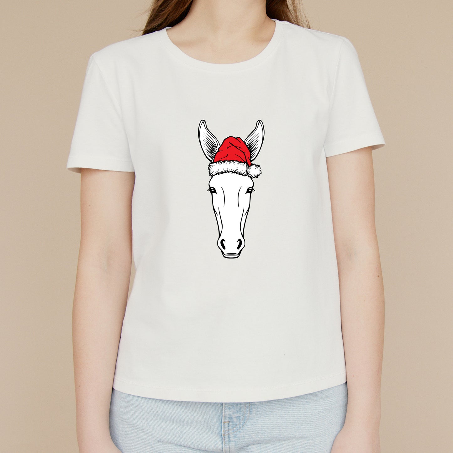 Festive donkey design for holiday crafting enthusiasts