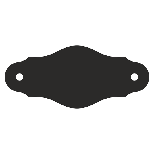 Elegant door tag name sign plate for personalized decor