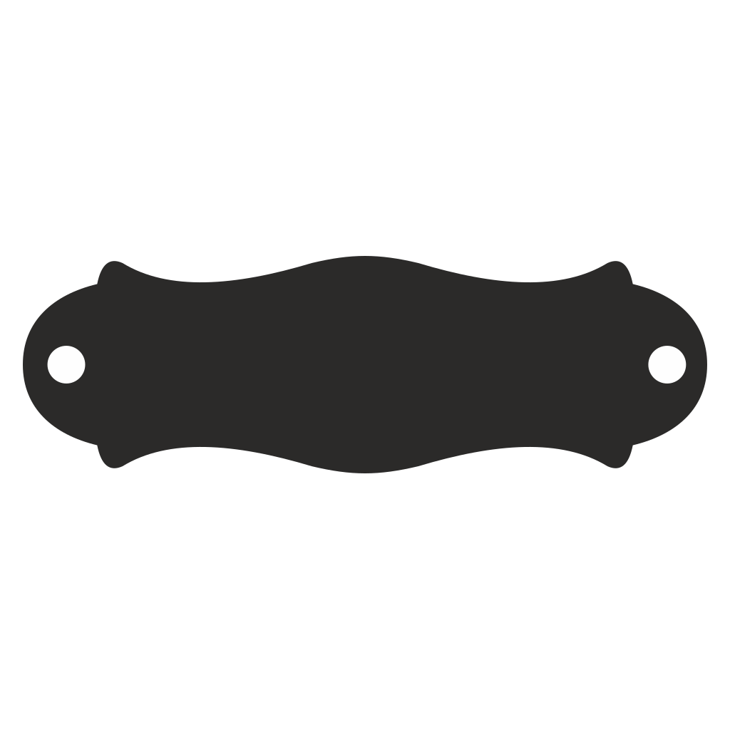 Personalized door tag design for cutting machines