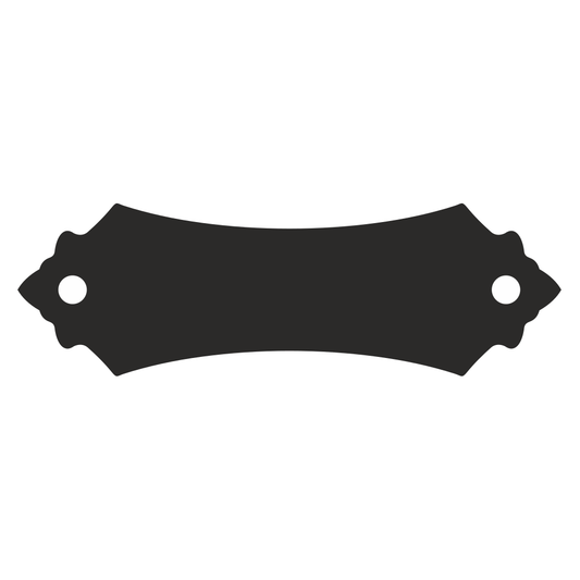 Customizable door tag sign design for cutting machines