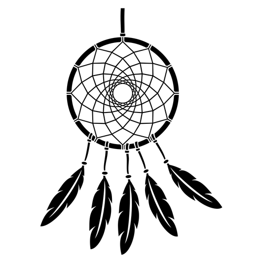 Dream catcher design for creative vector cutting machines