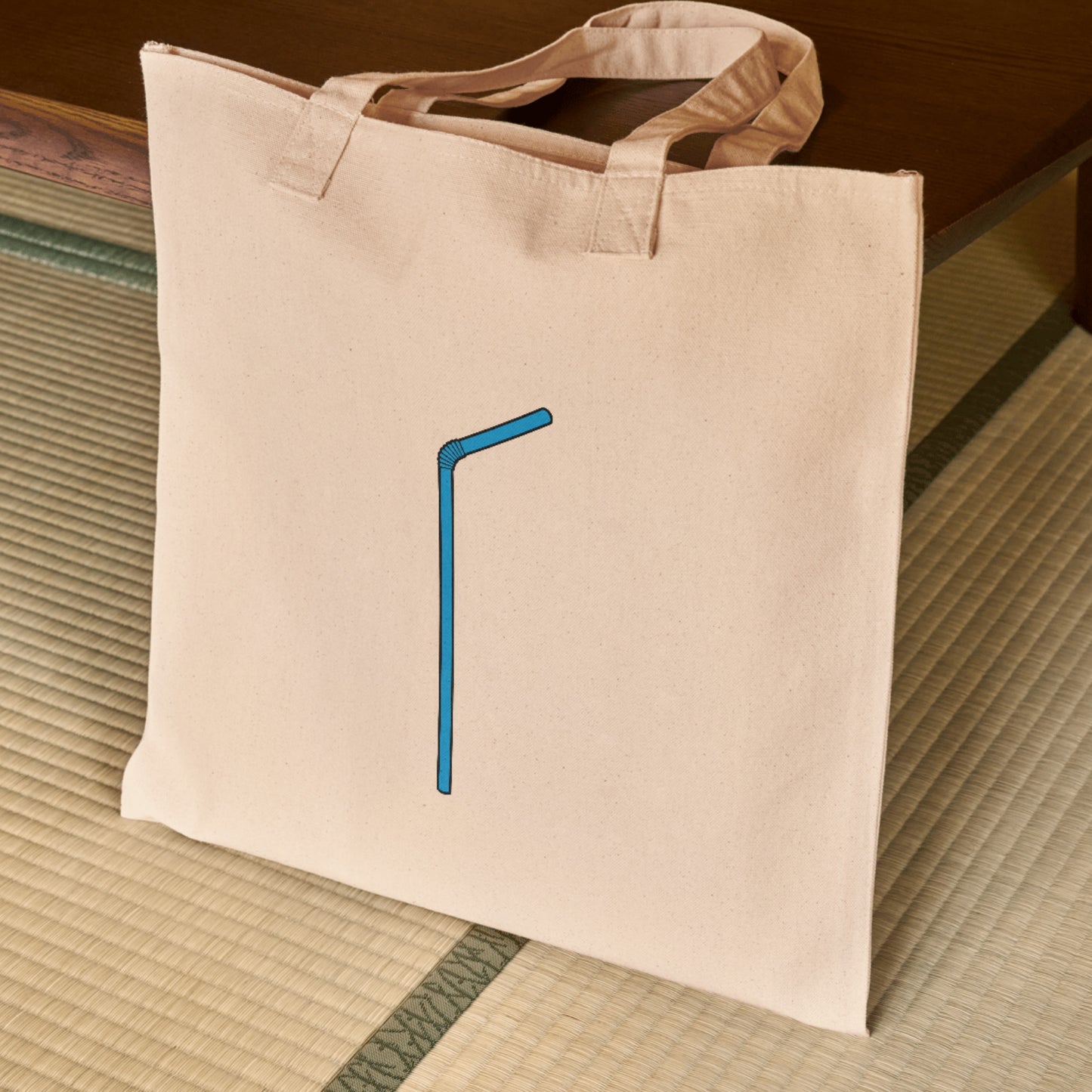 Unique blue straw design for creative crafting projects