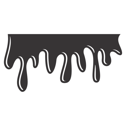 Creative dripping paint vector illustration for crafting