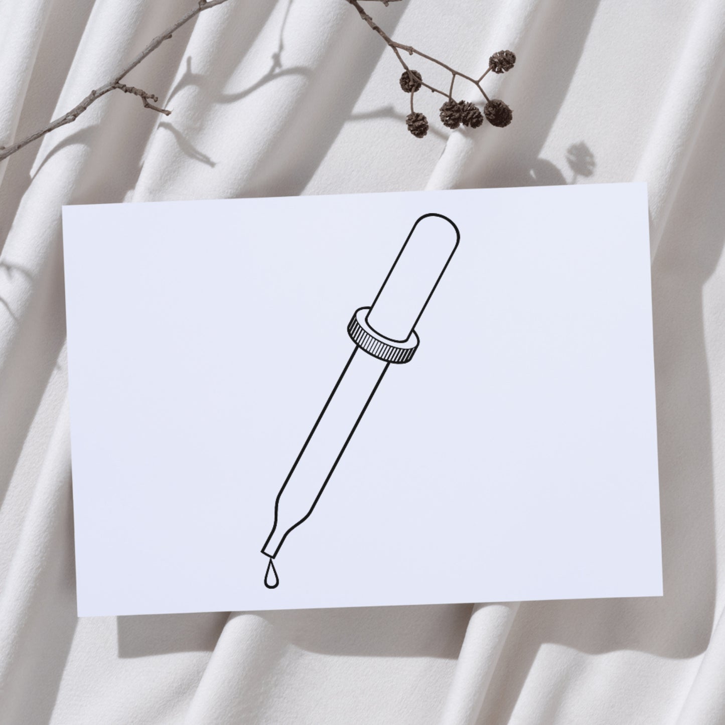 Create unique designs with this stylish dropper vector svg file