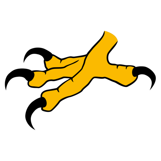 Creative vector design of a vibrant chicken claw for crafting