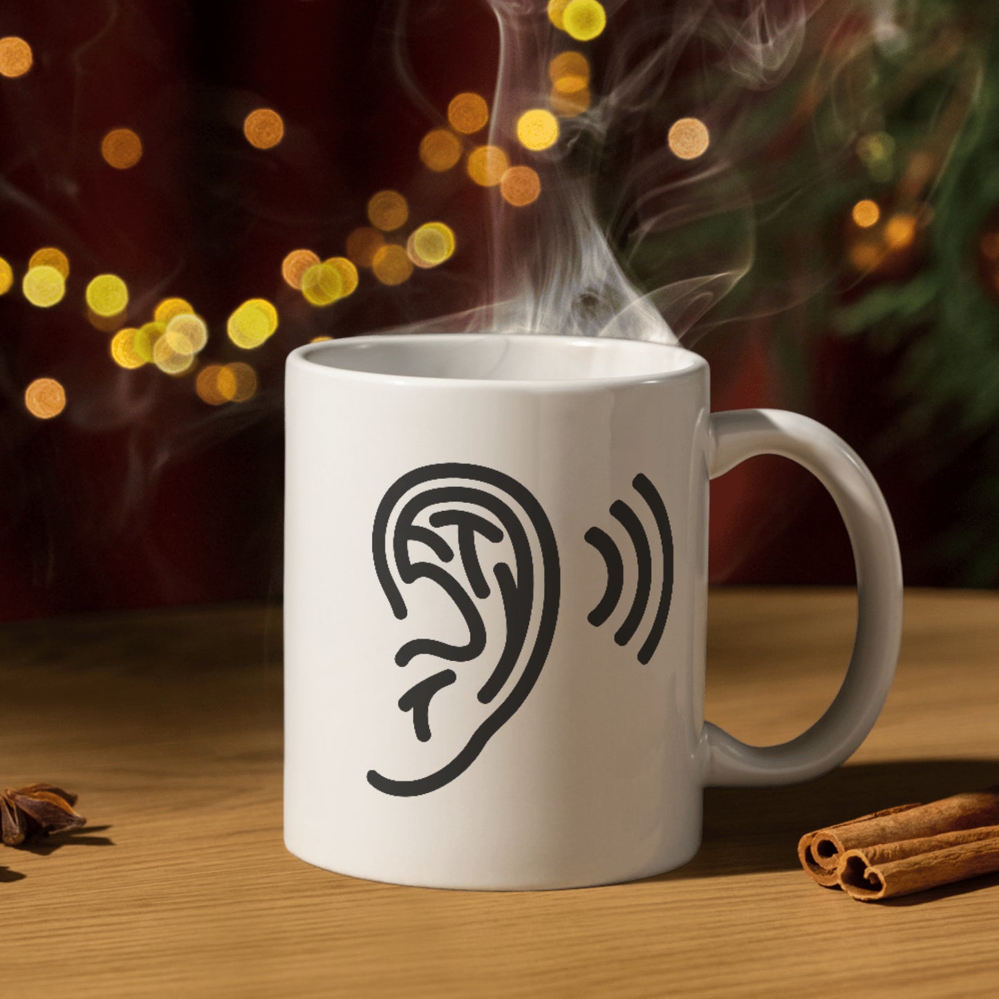 Creative ear vector icon design for crafting projects