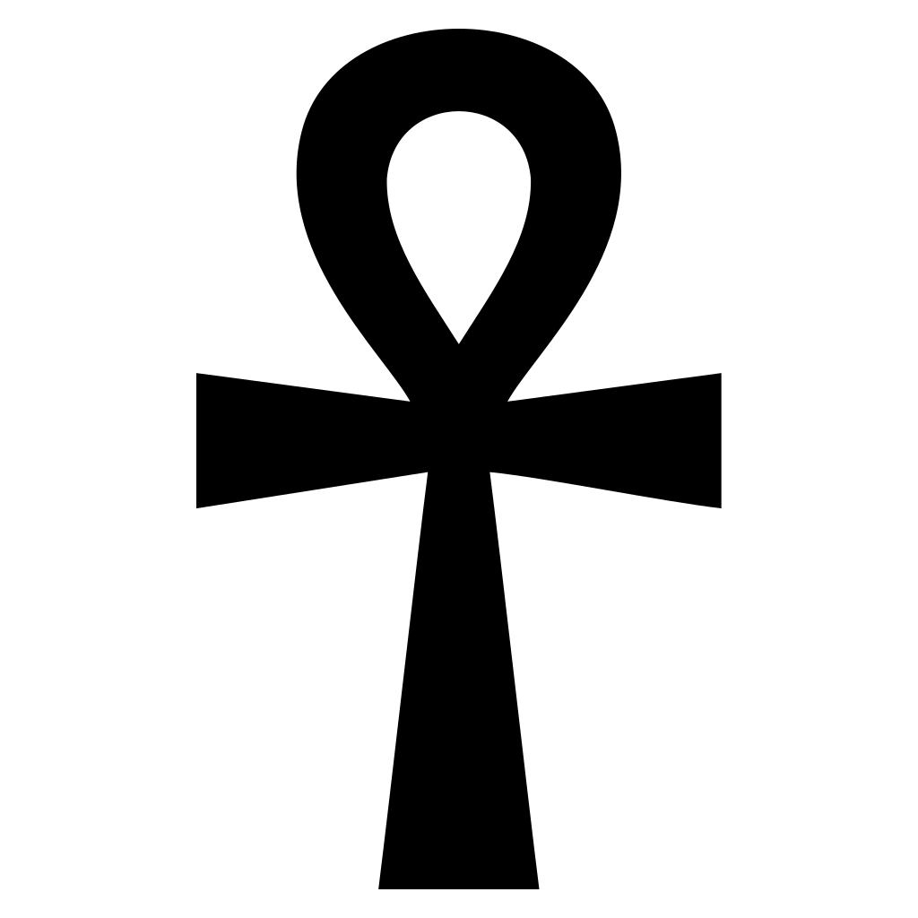 Elegant Egyptian ankh cross design for creative projects