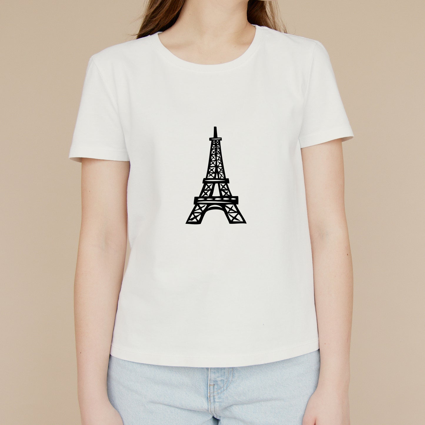 Eiffel Tower silhouette perfect for holiday crafting projects