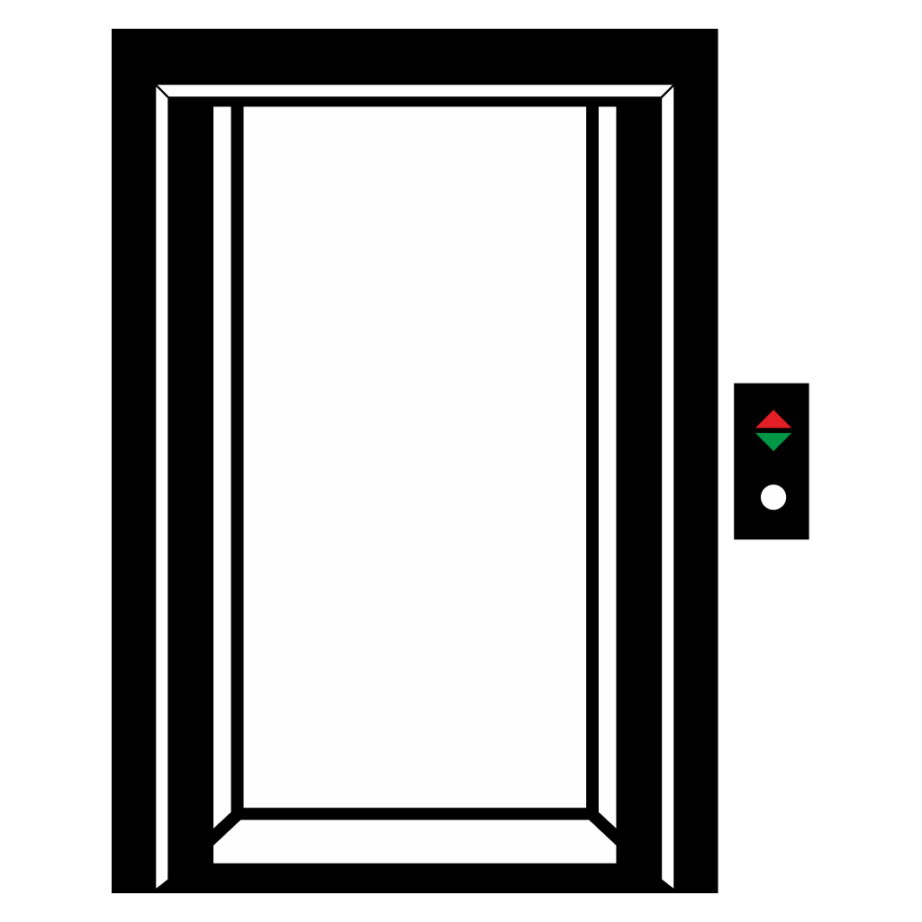 Elevator vector art for creative cutting machine projects