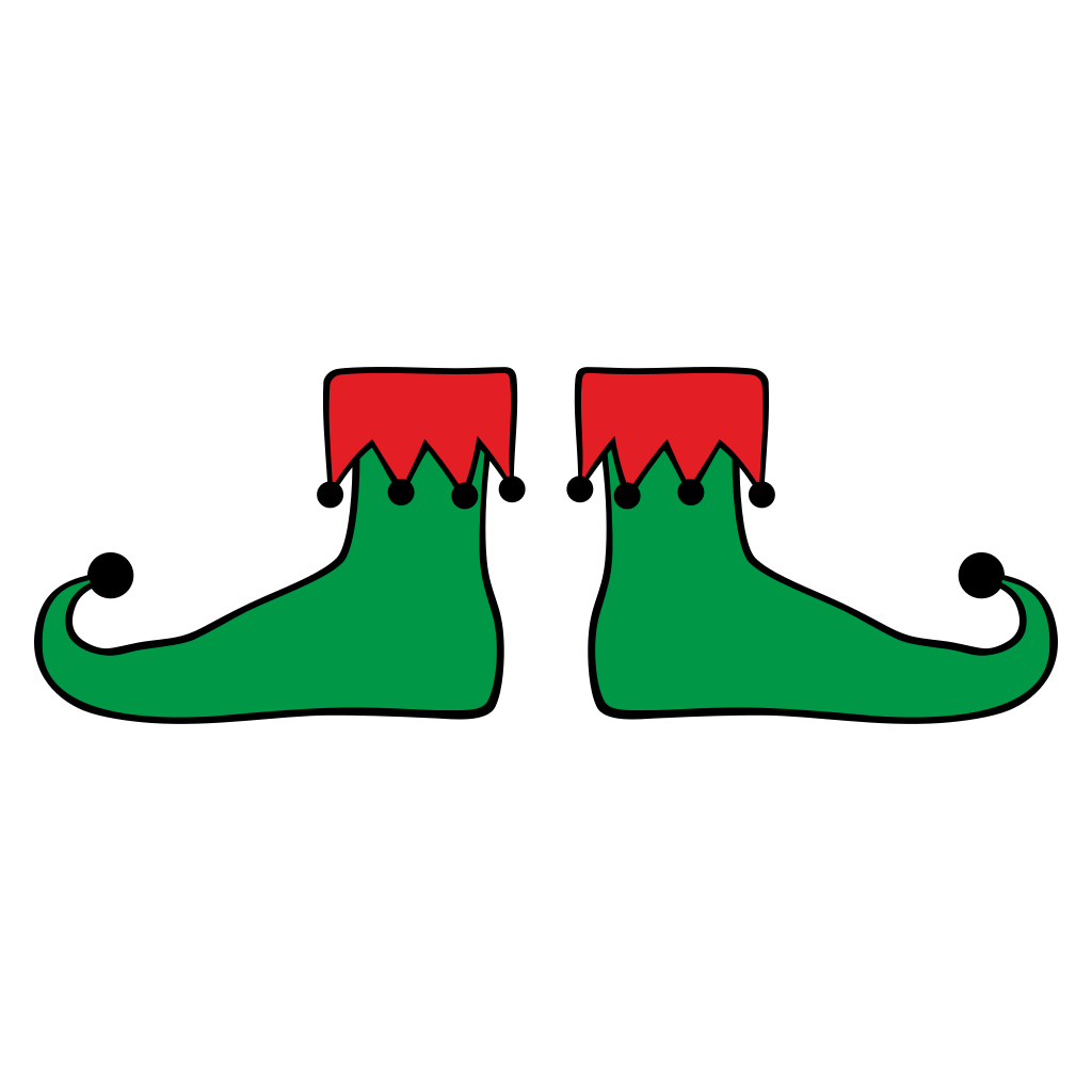 Create festive designs with fun elf boots for craft projects