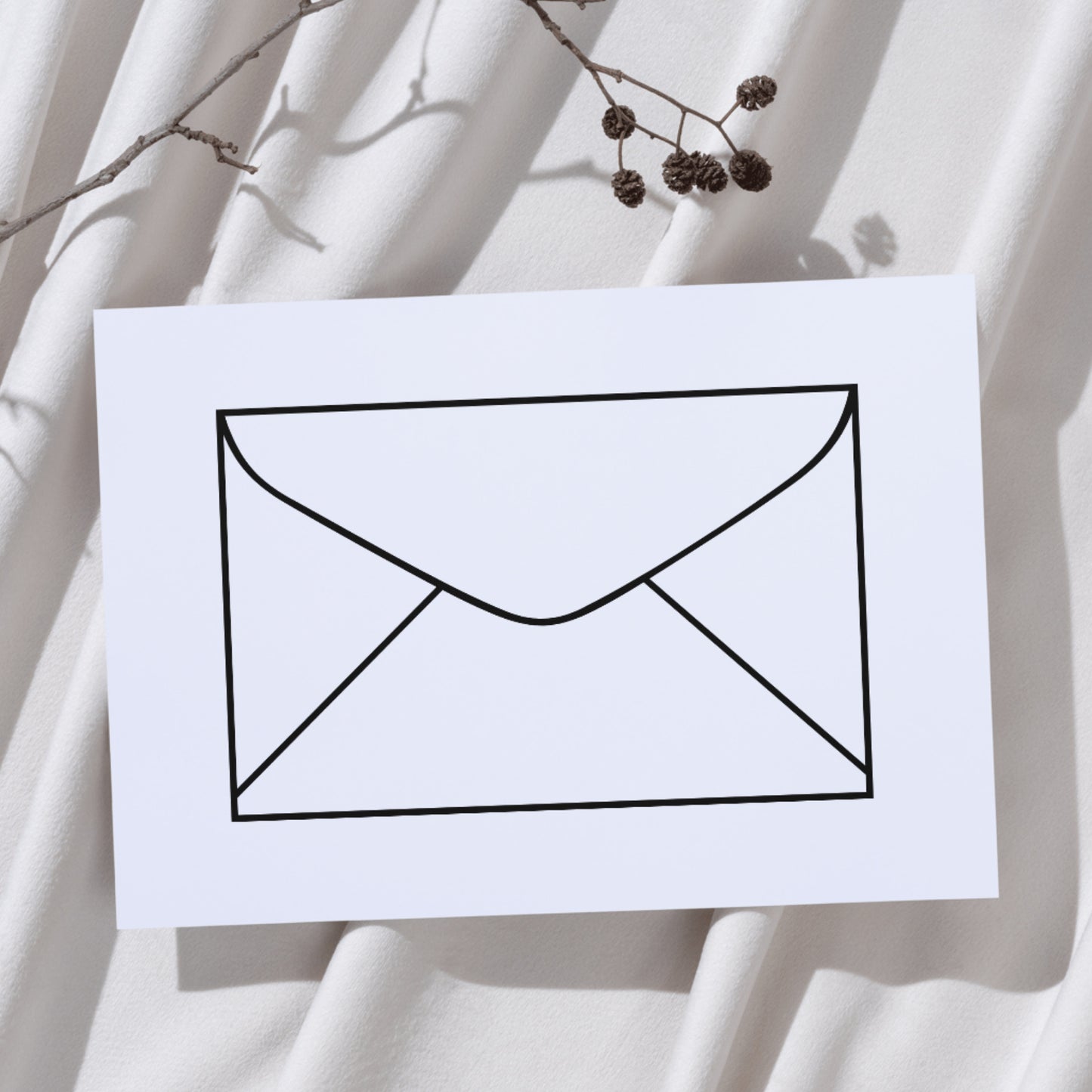 Creative envelope design for crafting and cutting machines