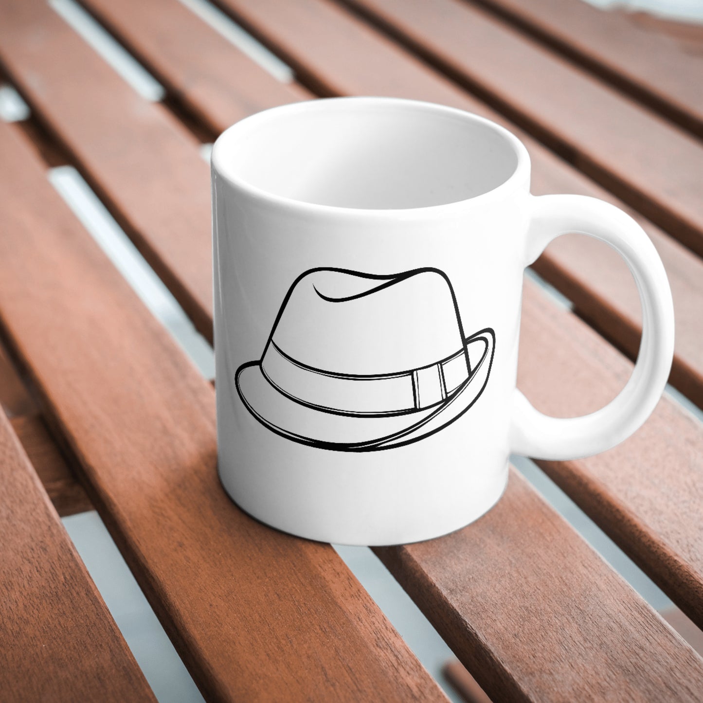 Stylish fedora hat design for cutting machines