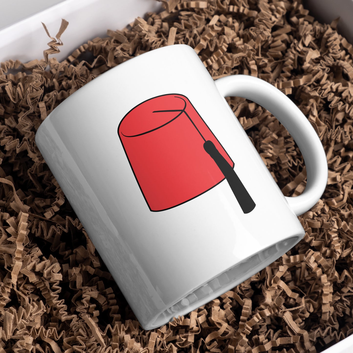 Creative red fez design for crafting and cutting machines