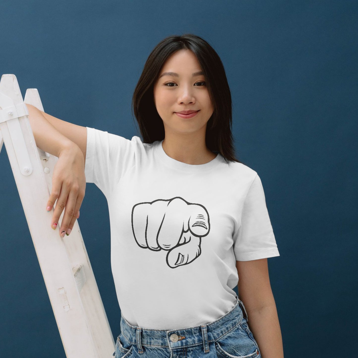 Creative finger point vector design for cutting machines