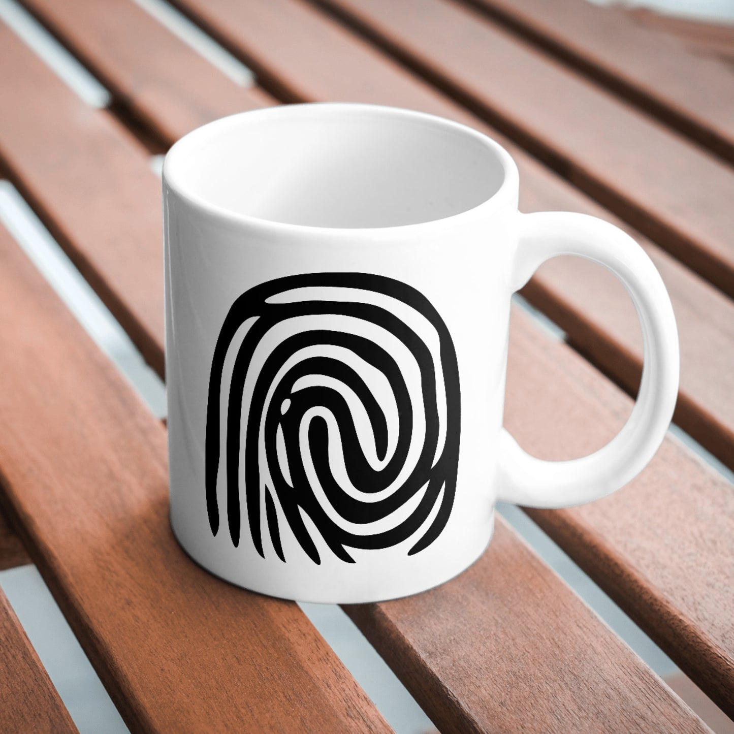 Stylized fingerprint vector design for cutting machine projects