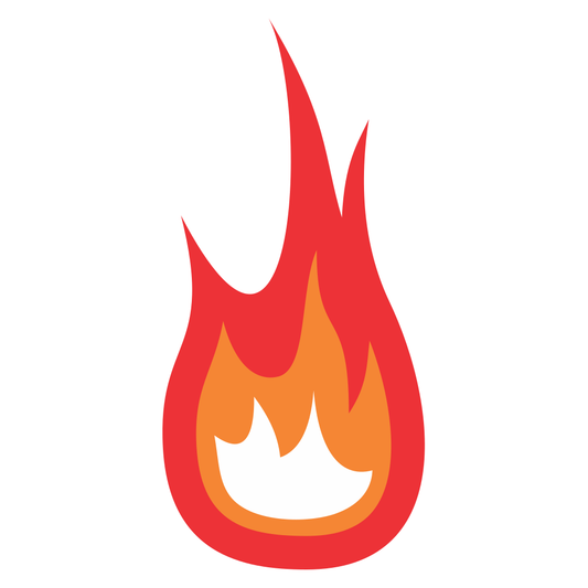 Creative fire flame vector design for cutting machines