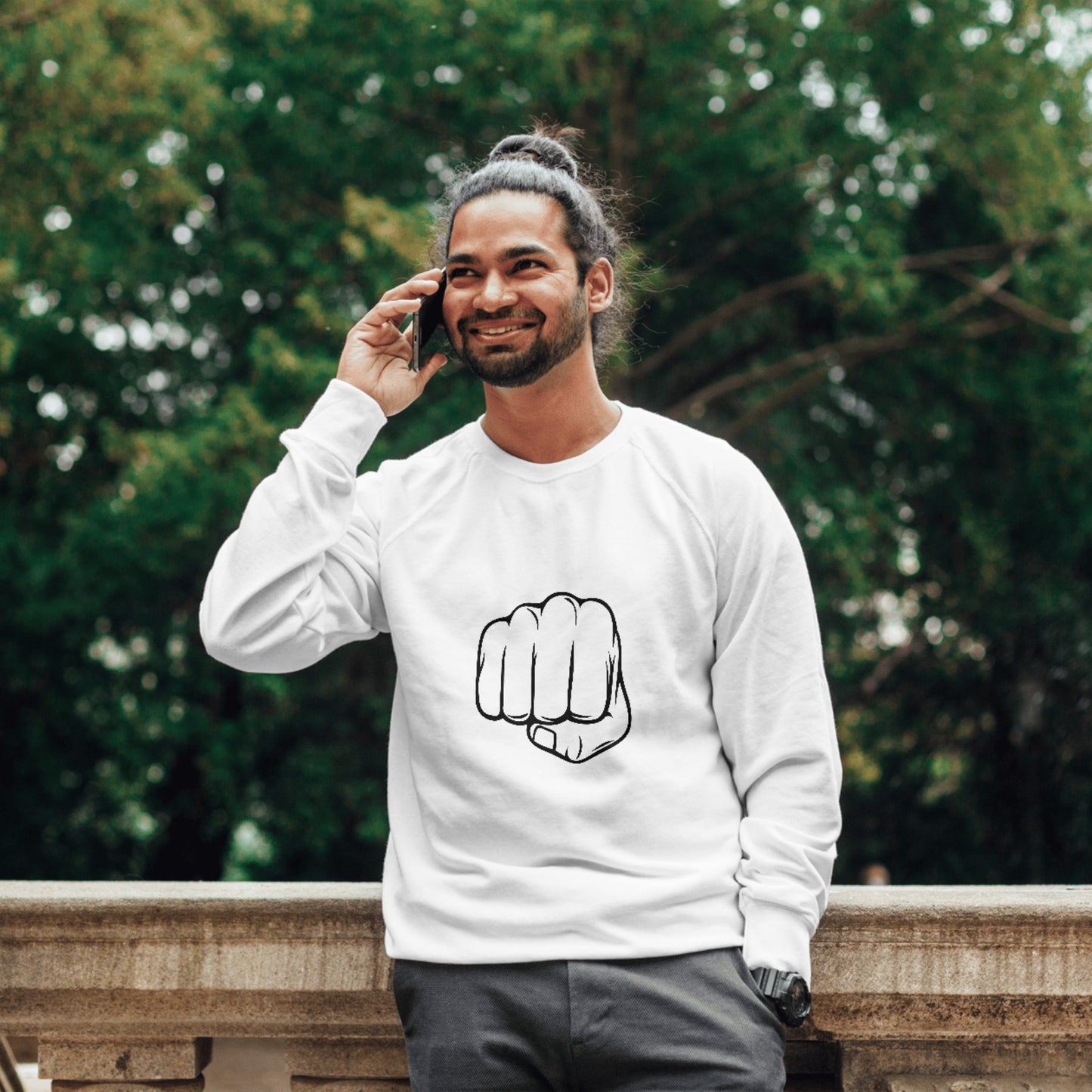 Bold fist symbol for creative projects and designs