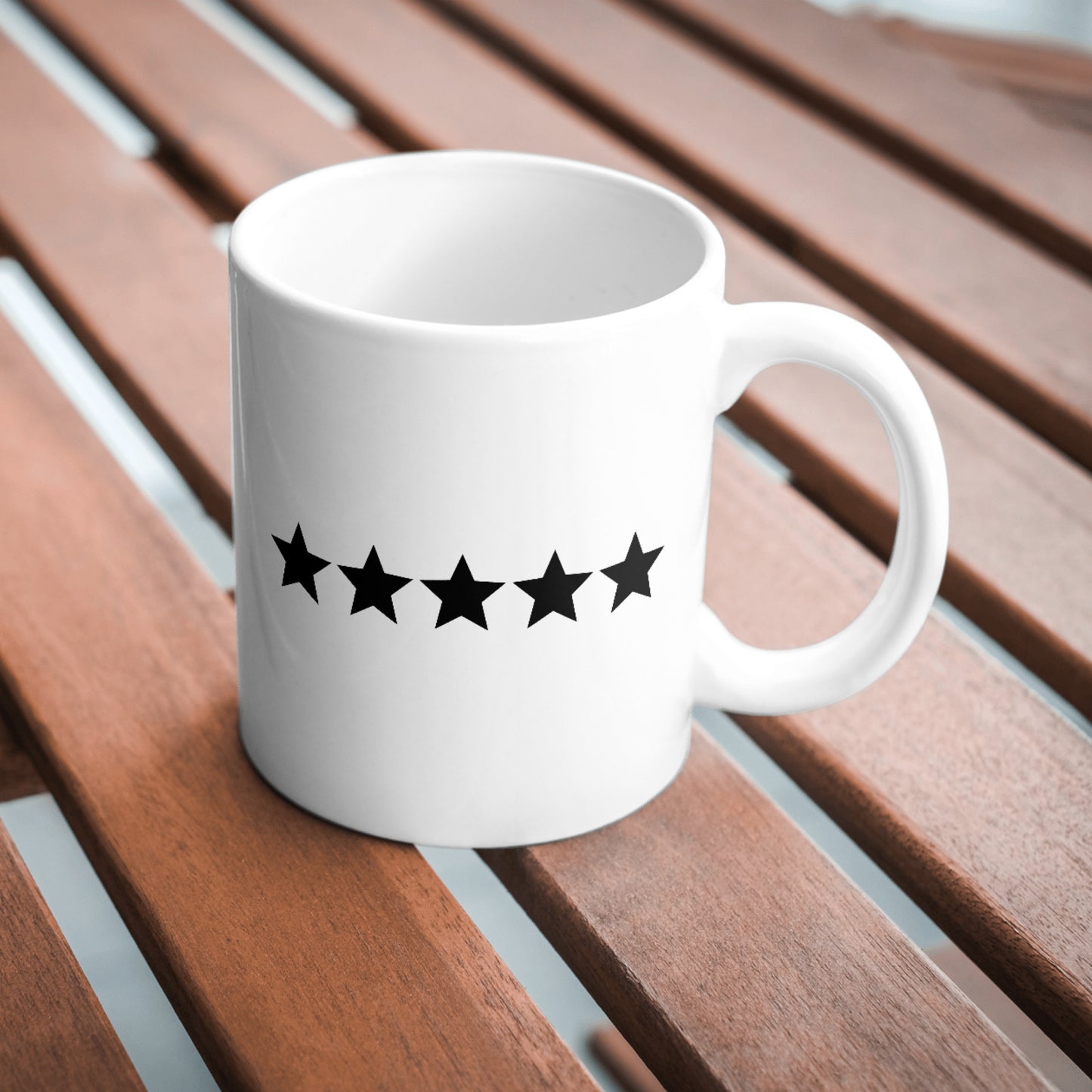 Elegant design of five black stars for creative projects