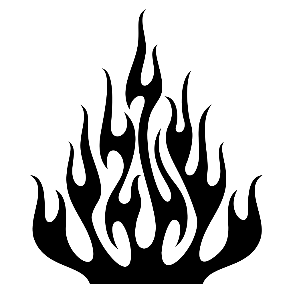 Creative flame design for cutting machine projects