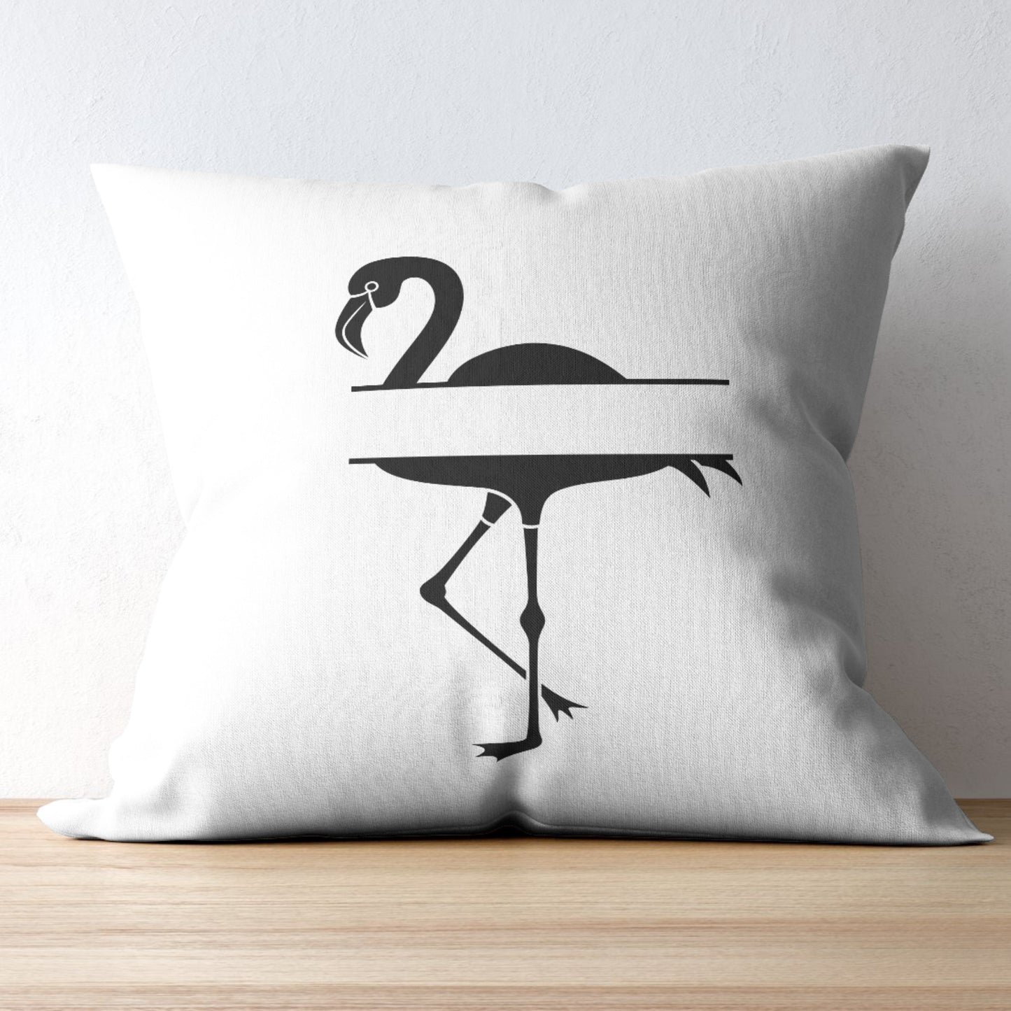 Creative flamingo silhouette design for craft projects