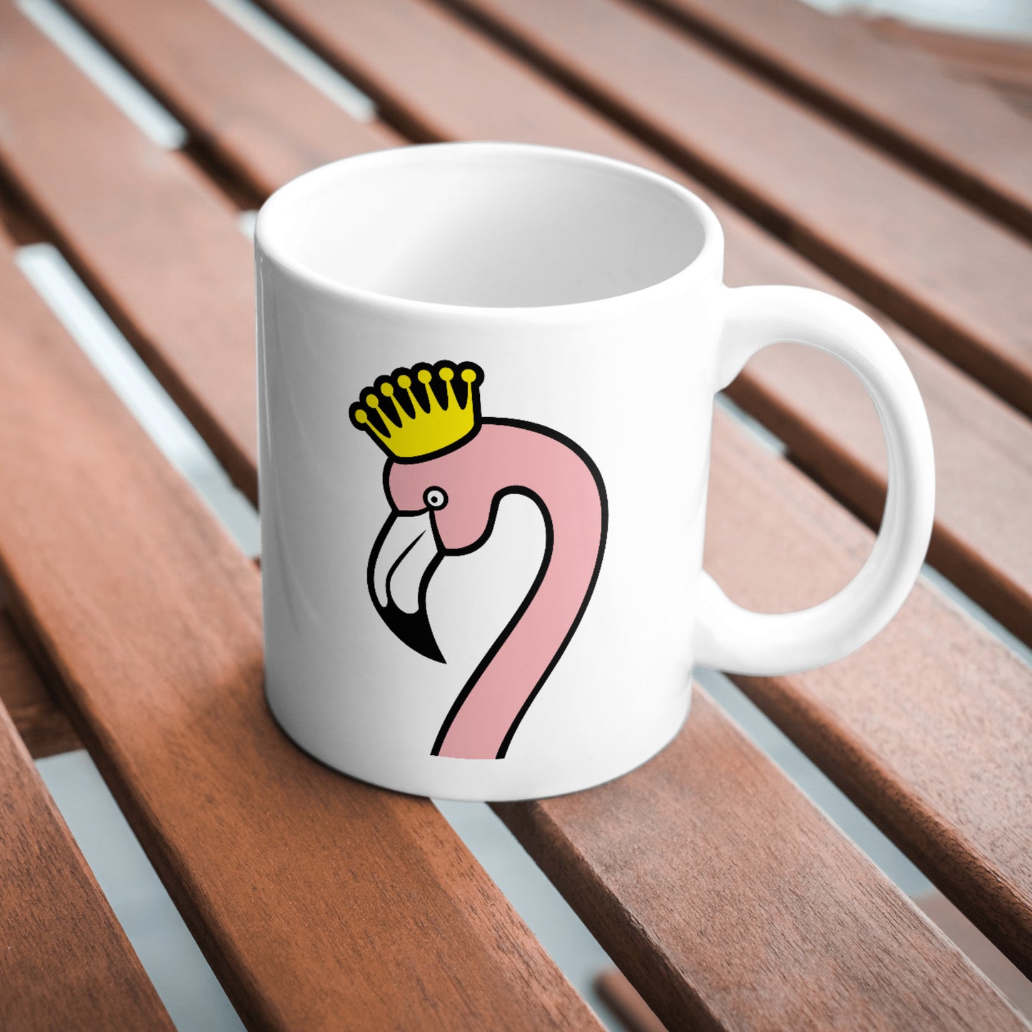 Charming flamingo head design for creative projects