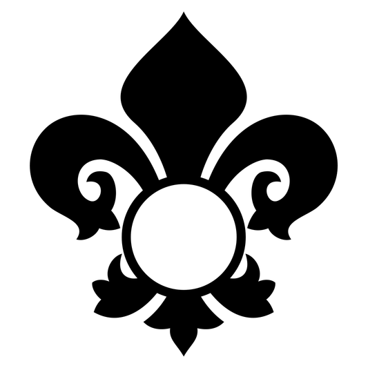 Elegant fleur de lis vector design for creative projects