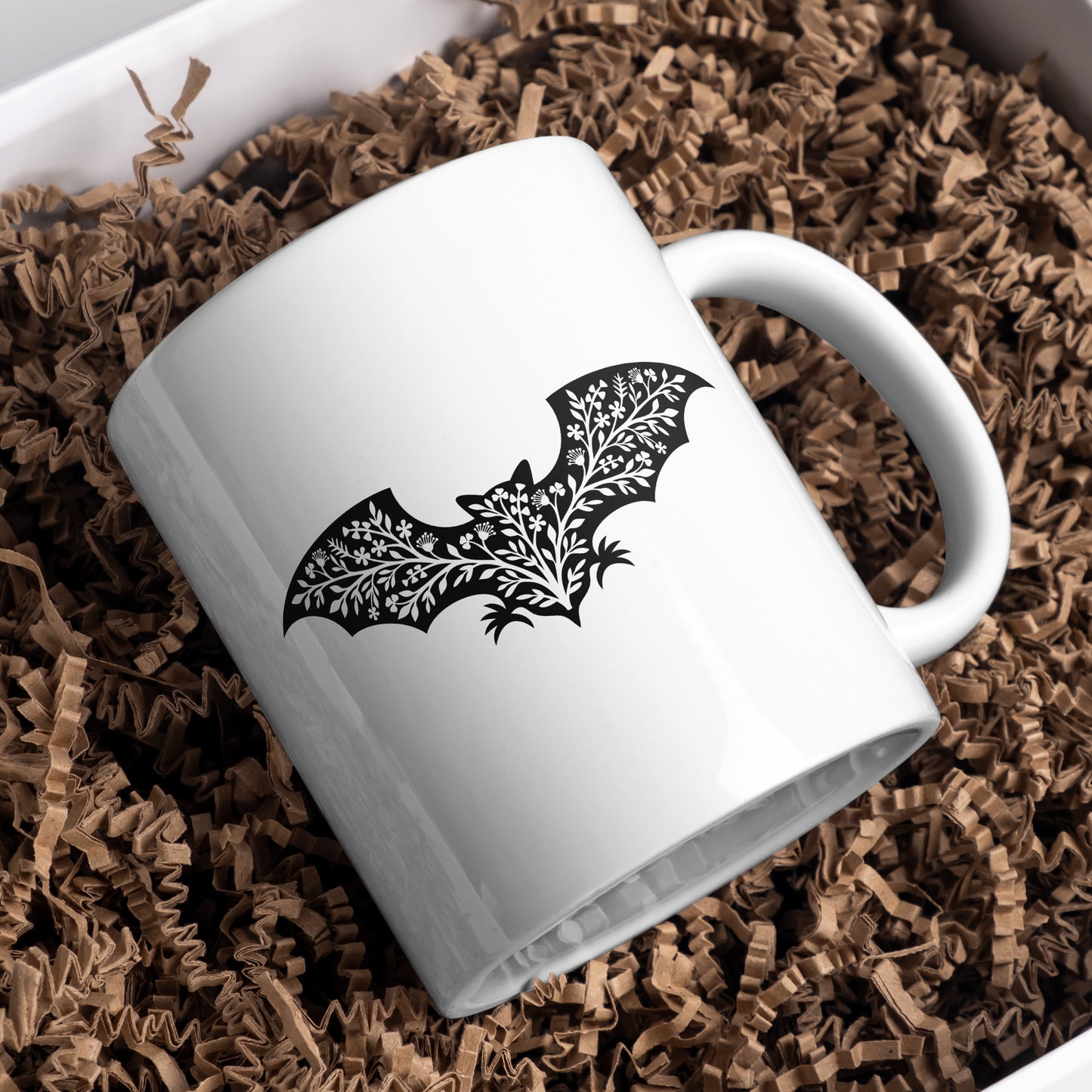 Floral bat design for creative cutting machines