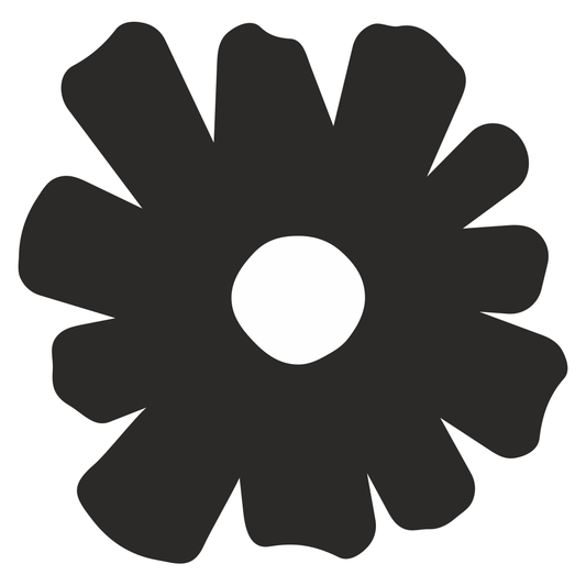 Unique flower silhouette for creative cutting projects