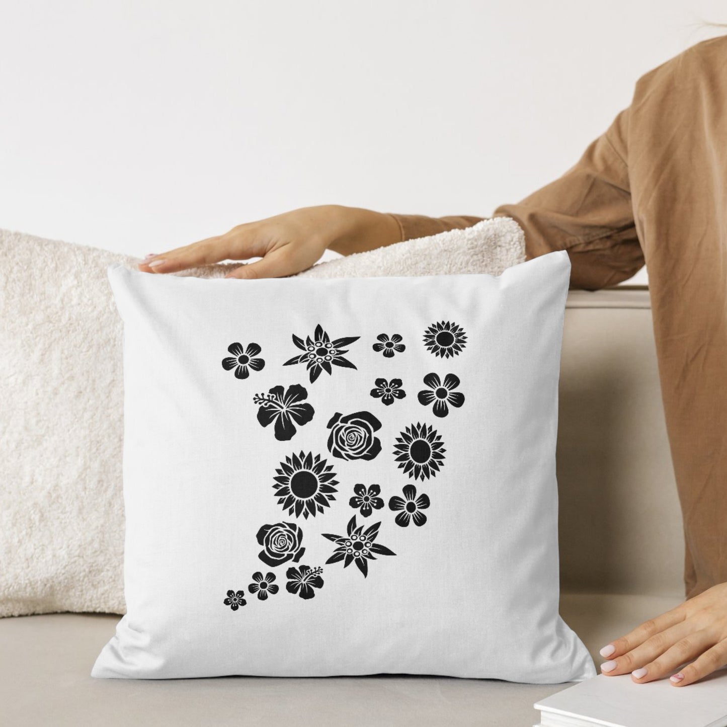 Floral design collection for artistic cutting projects
