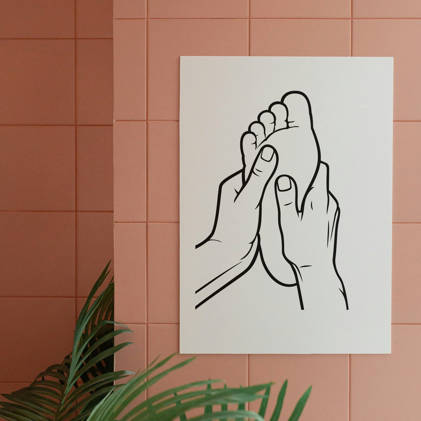 Relaxing foot massage design for cutting machines