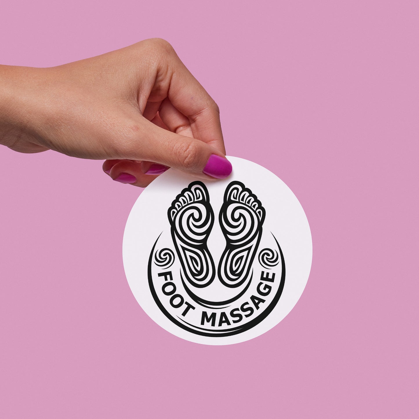 Embrace relaxation with foot massage vector design for crafters