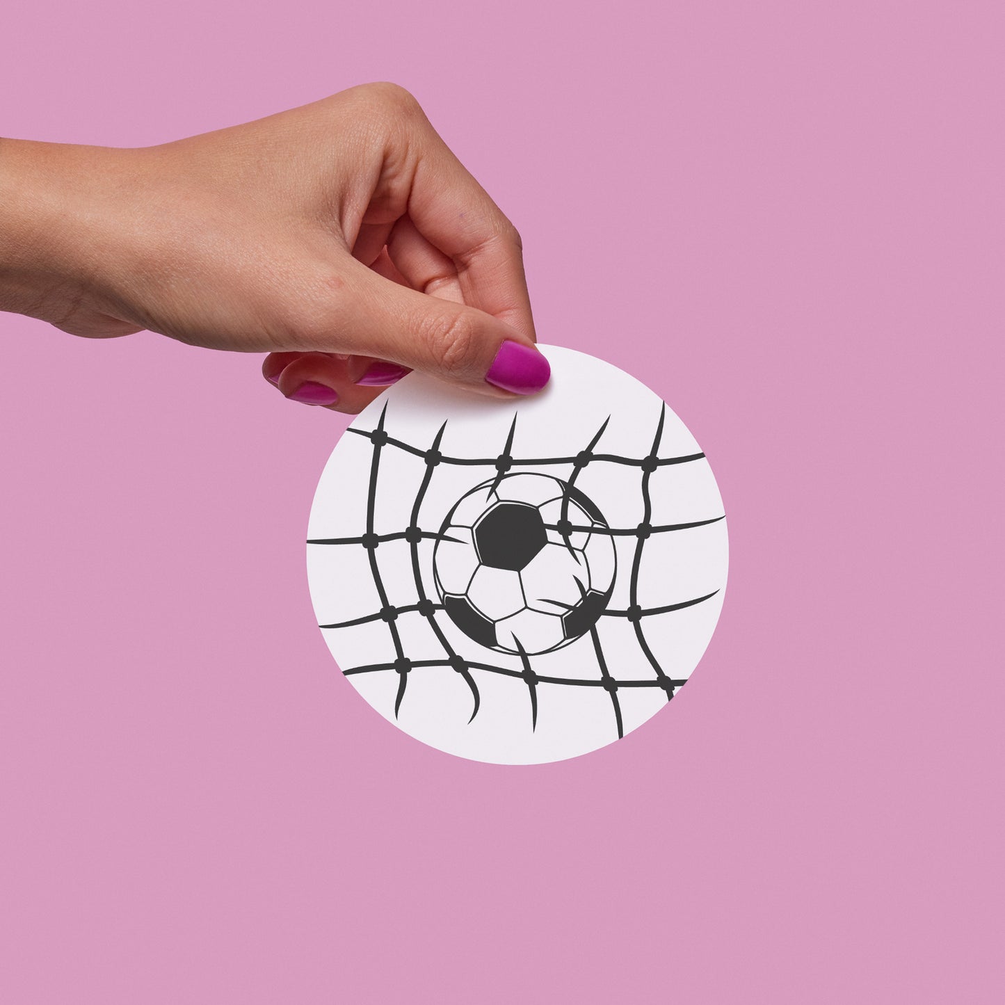 Creative football goal vector design for crafting projects