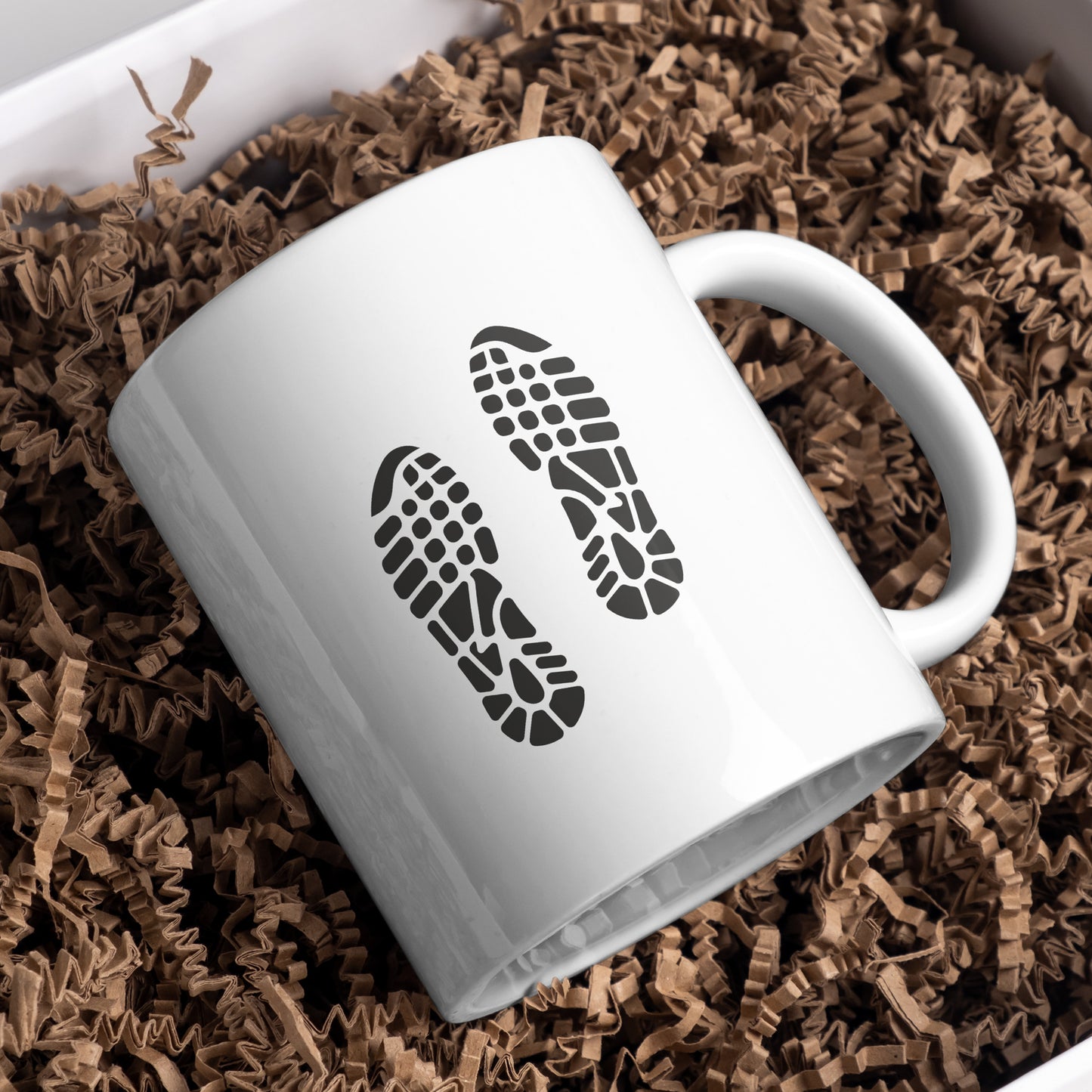 Footprint vector design for crafting and cutting machines