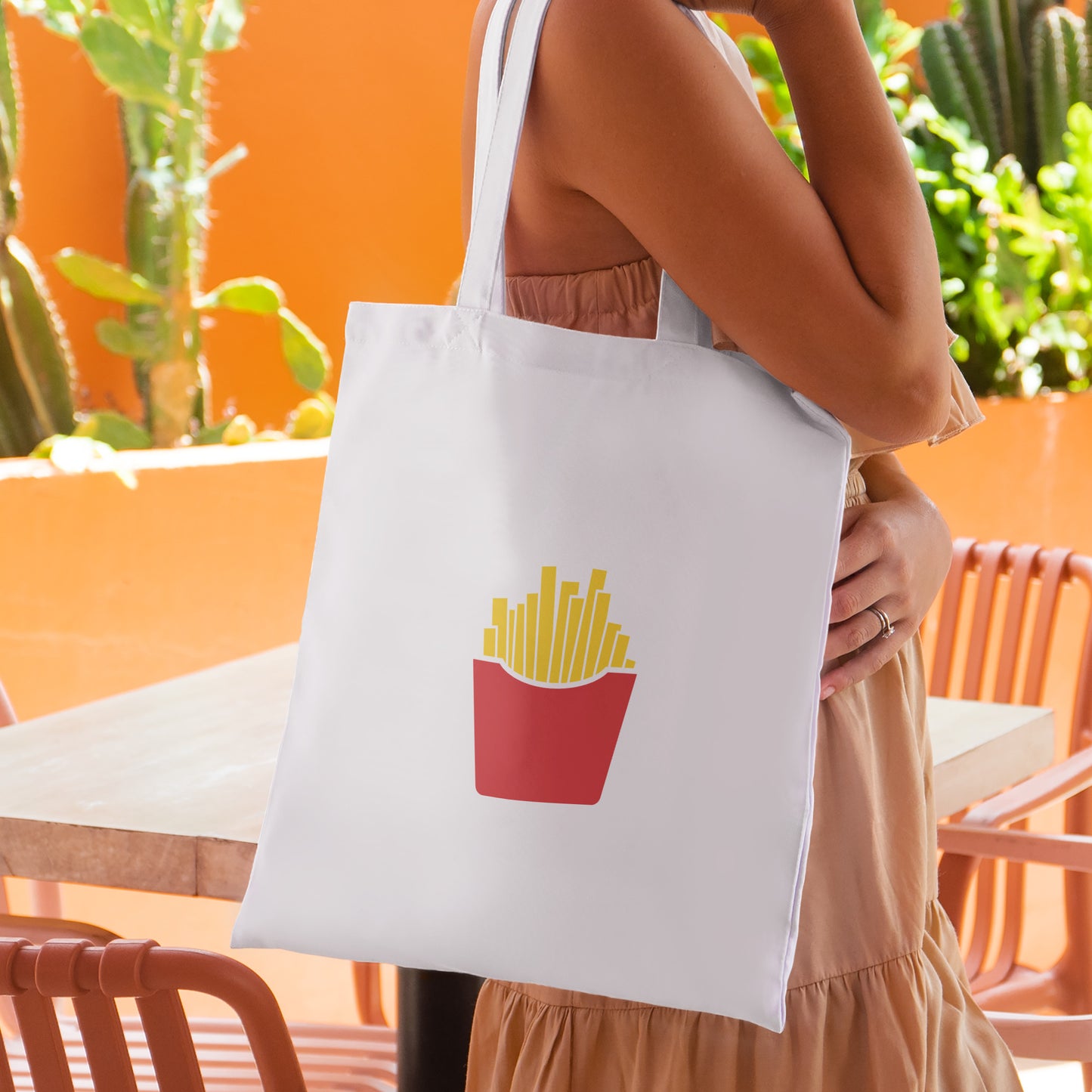 Creative vector design of French fries for cutting machines