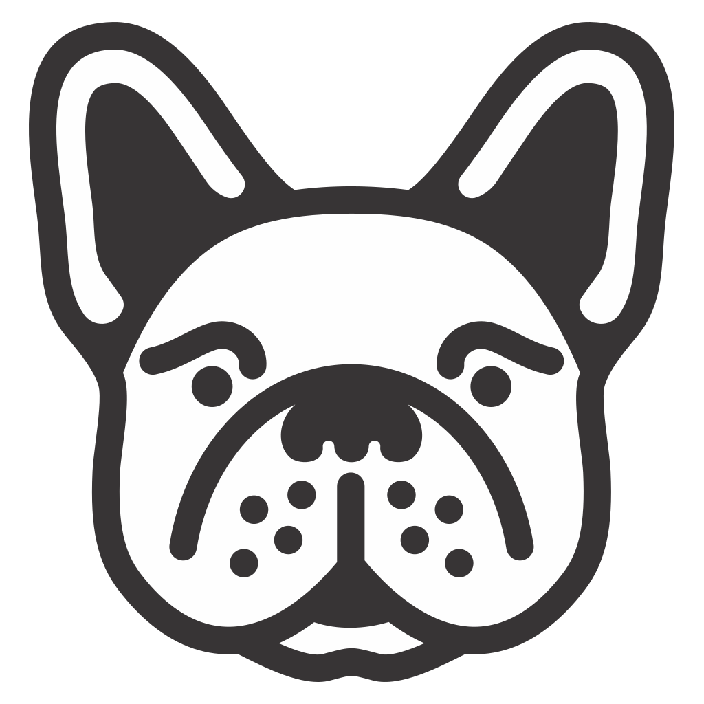 Creative French Bulldog SVG for Cutting Machines