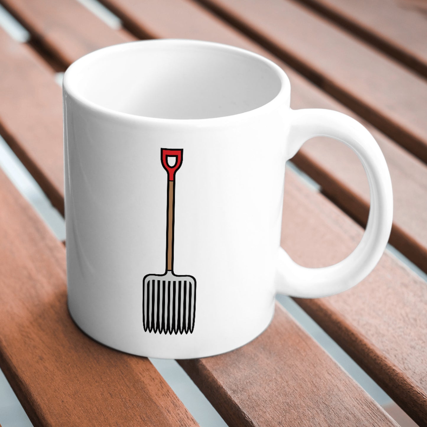 Unique gardening fork design for creative projects and crafts