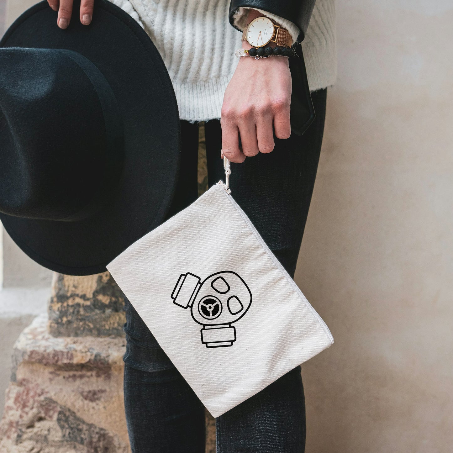 Intricate black and white gas mask vector for creative cutting