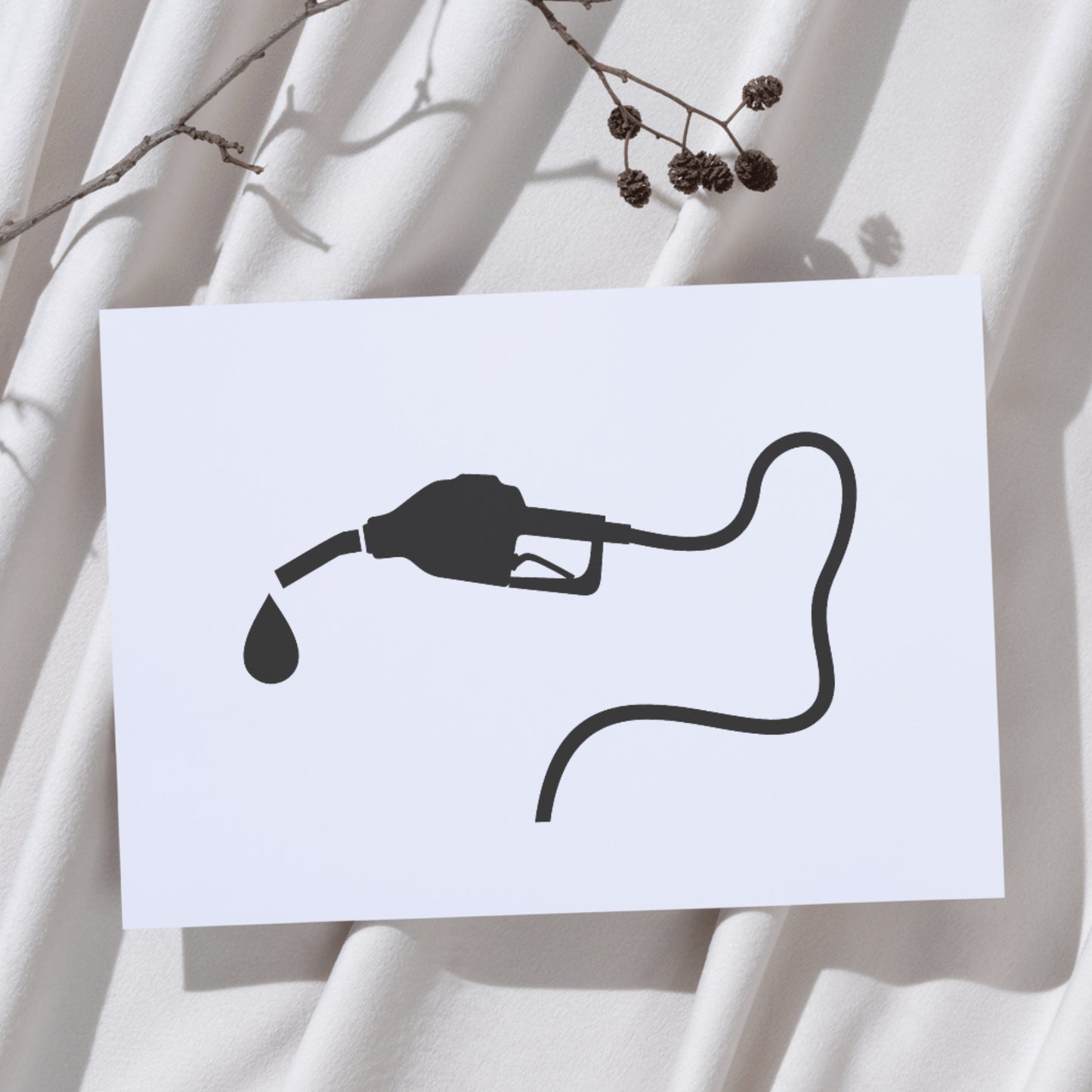 Creative vector design for gasoline pump gun