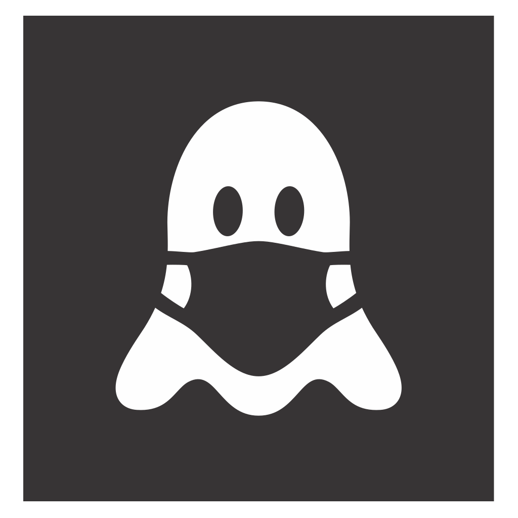 Playful ghost wearing a mask for creative crafting fun