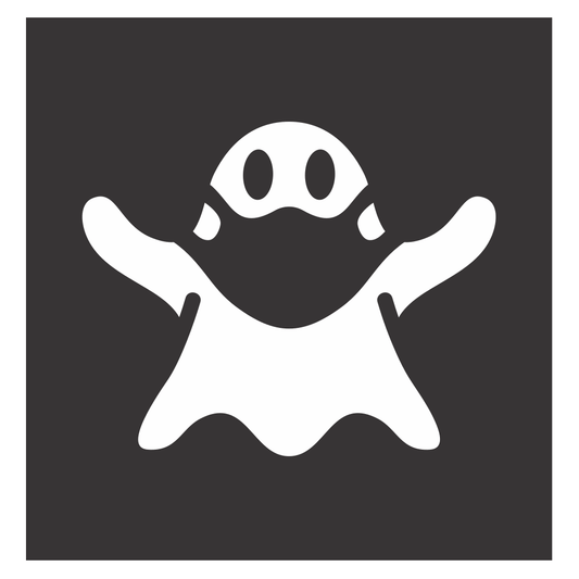Creative ghost design perfect for cutting machines