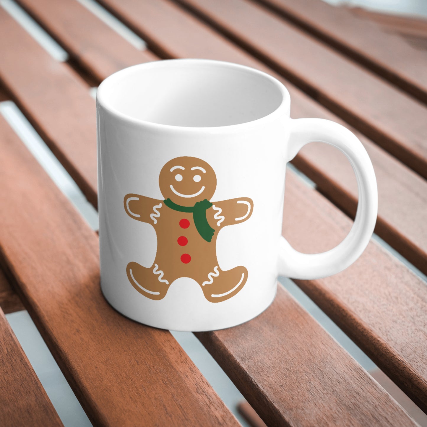Delightful gingerbread man character design for crafting