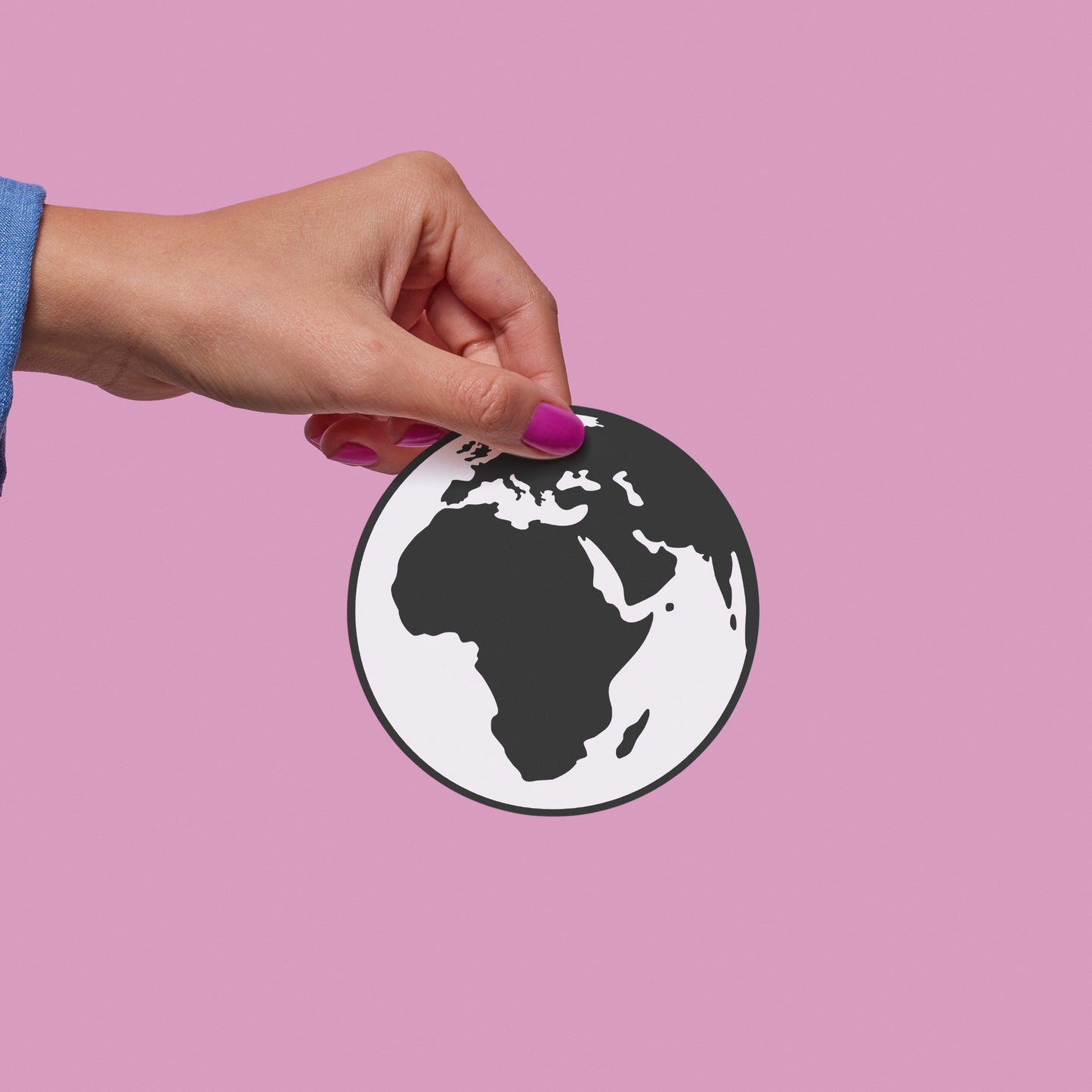 Creative vector design of Earth featuring Africa for crafting