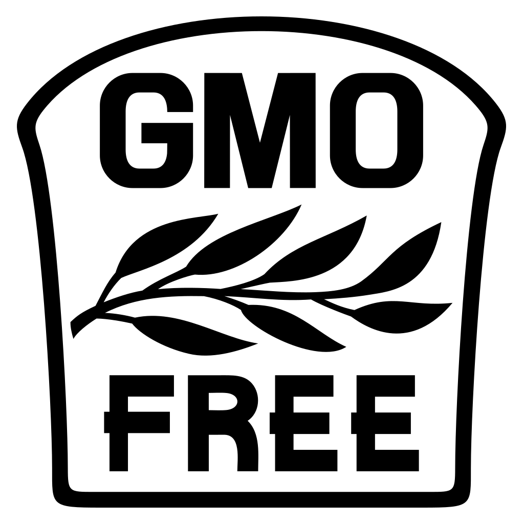 Gmo free black vector design for cutting machine projects