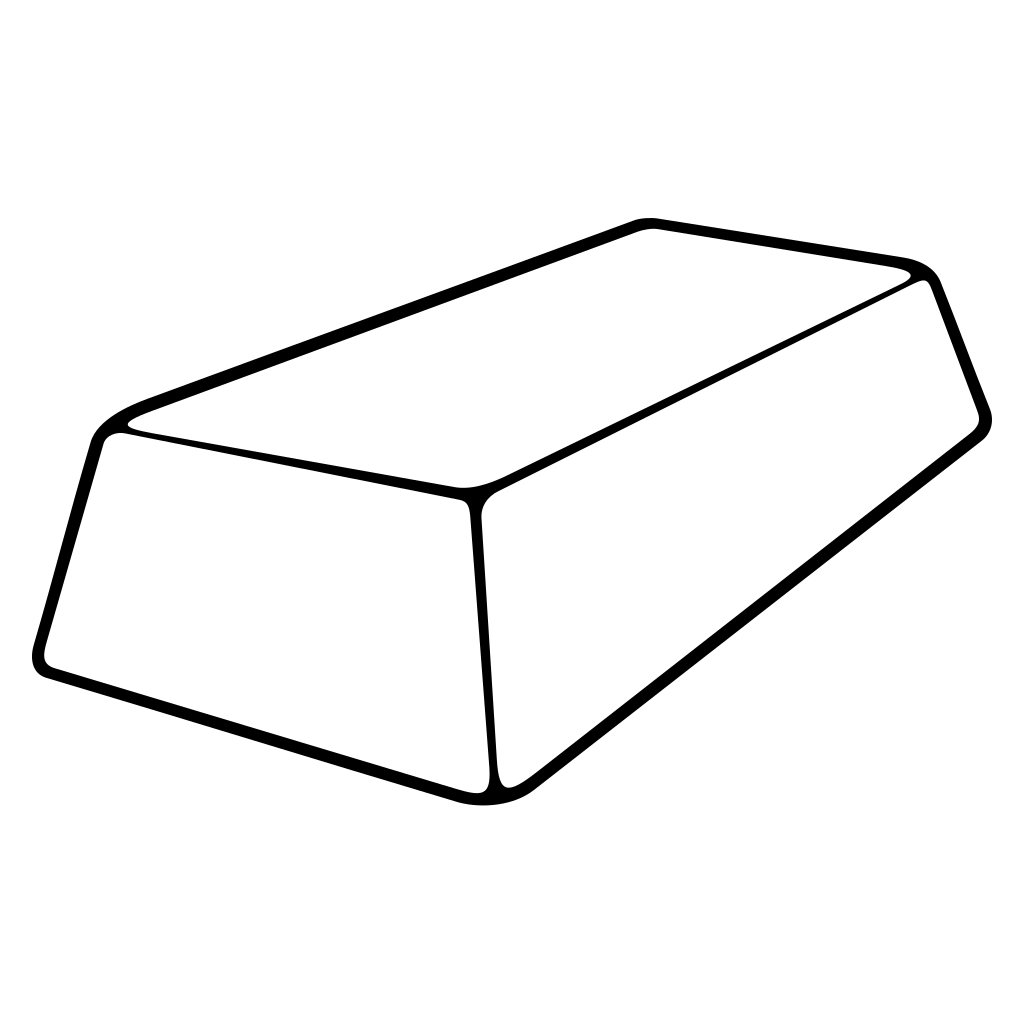 Gold bullion design for cutting machine projects