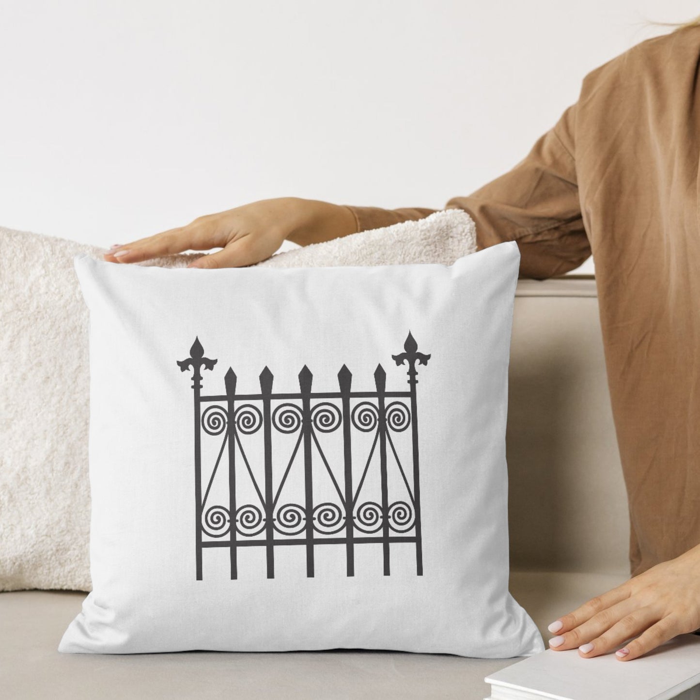 Elegant gothic fence design for creative cutting projects
