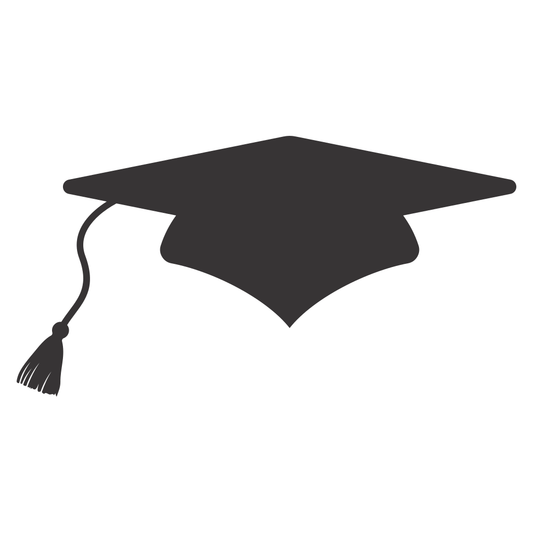 Creative graduation cap vector for cutting machine designs
