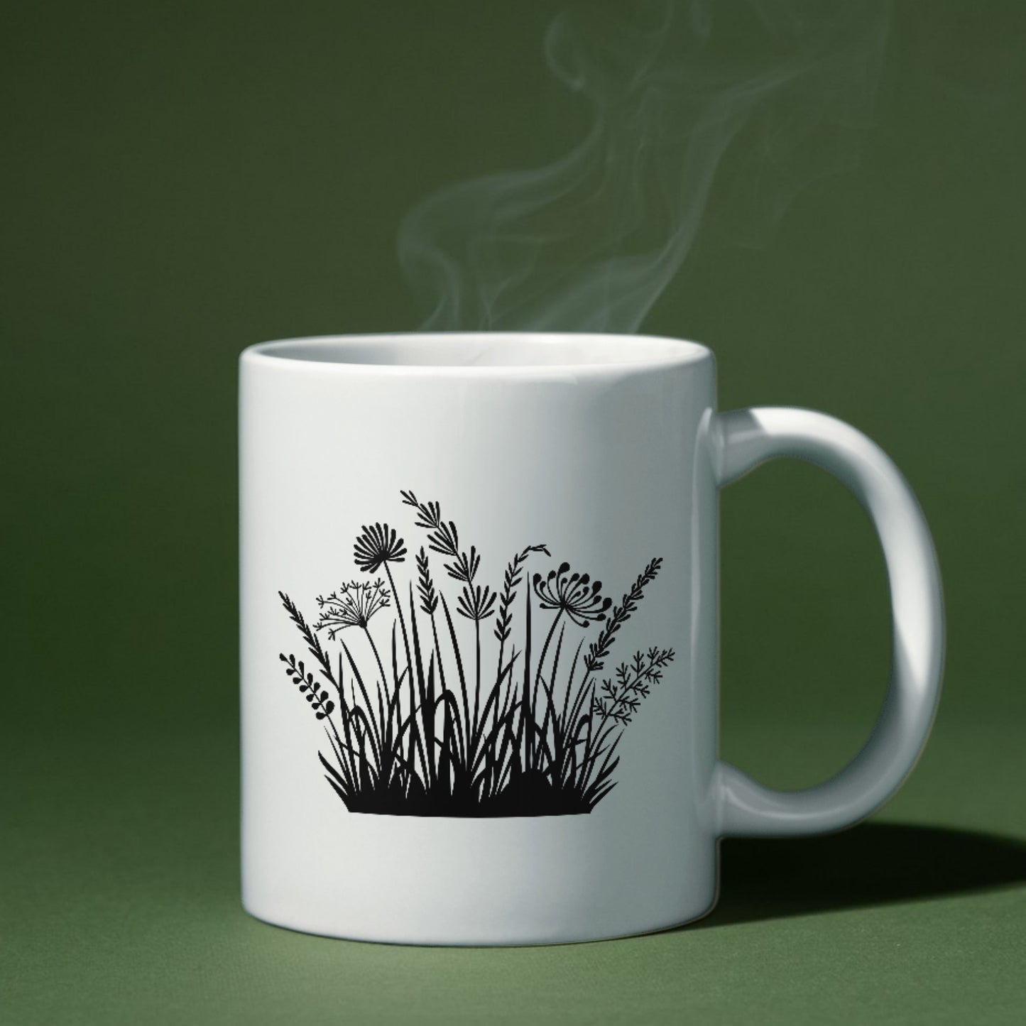 Create stunning designs with elegant grass and plant silhouettes