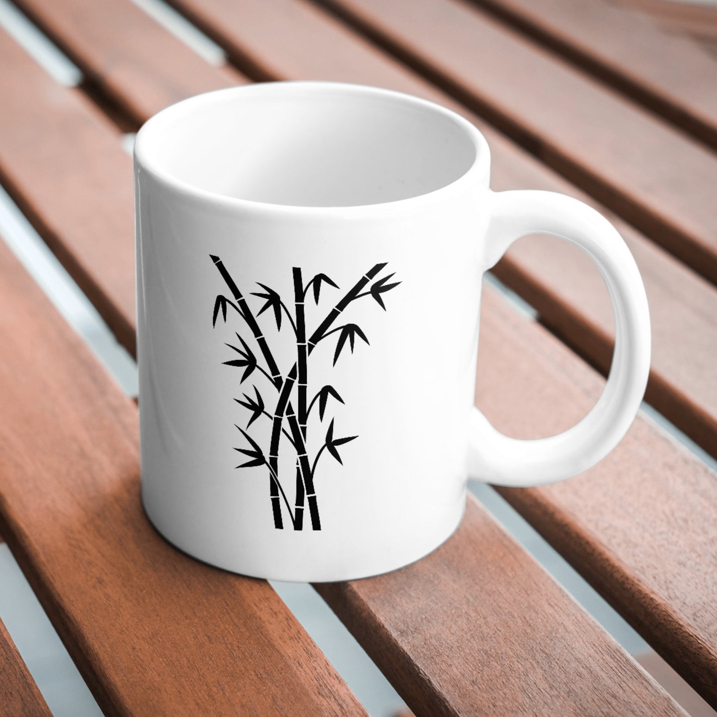 Elegant green bamboo stems design for crafting projects