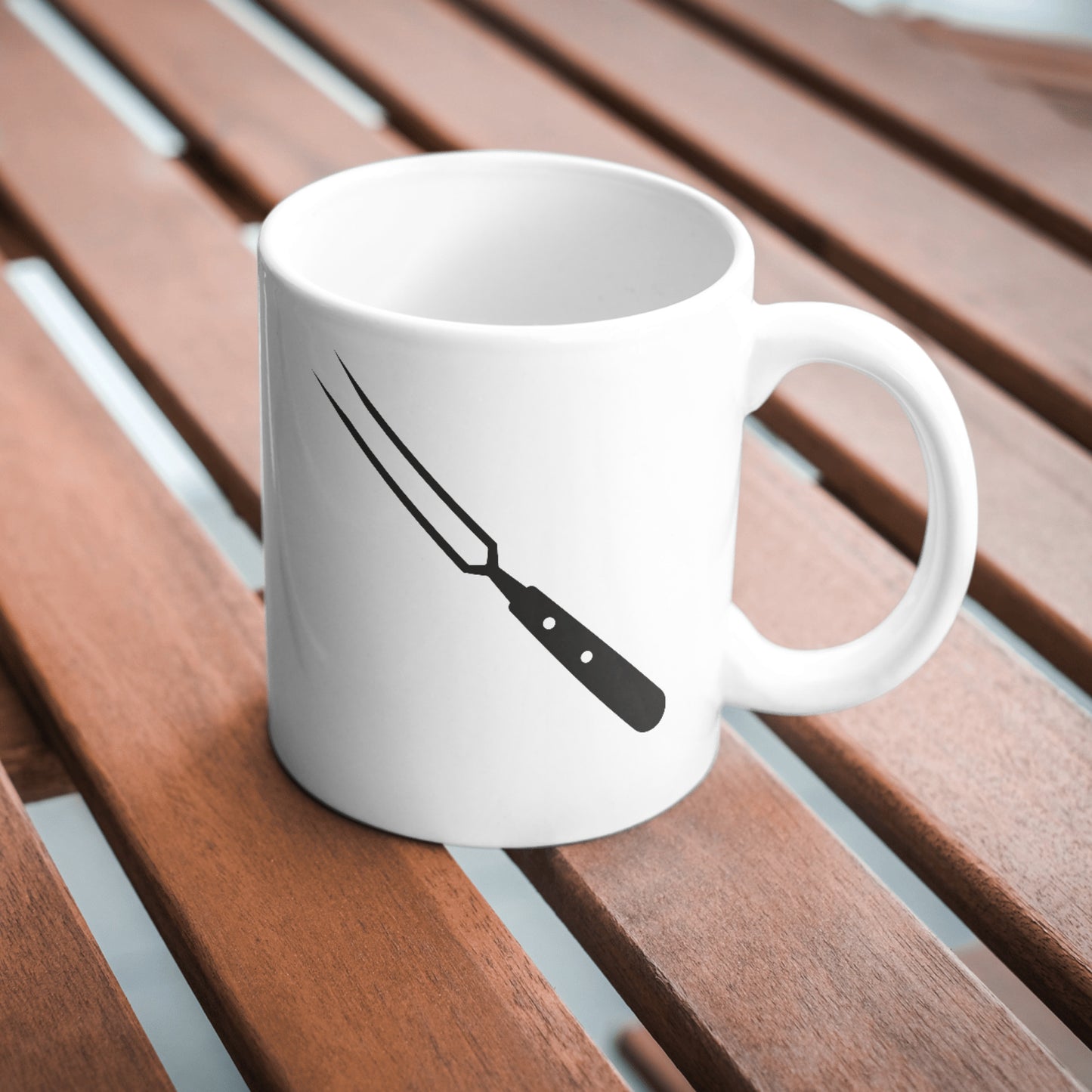 Creative grill fork vector design for cutting machine use